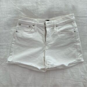 J. Crew White Denim Shorts